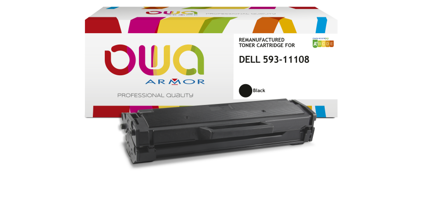 OWA Remanufactured Toner - Standard - Black - for DELL 593-11108