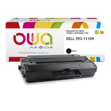 Toner remanufacturé OWA - standard - Noir - pour DELL 593-11109