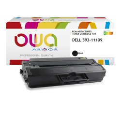 Toner remanufacturé OWA - standard - Noir - pour DELL 593-11109