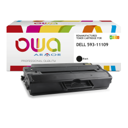 EN_Toner remanufacturé OWA - standard - Noir - pour DELL 593-11109