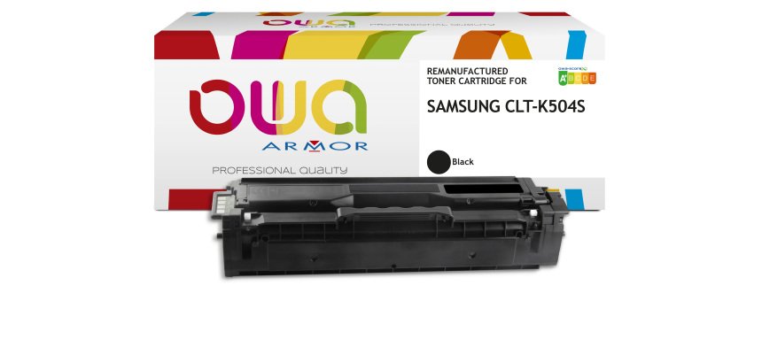 Toner remanufacturé OWA - standard - Noir - pour SAMSUNG CLT-K504S/ELS