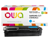 Toner remanufacturé OWA - standard - Cyan - pour SAMSUNG CLT-C504S/ELS