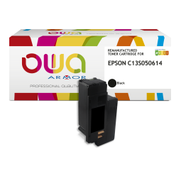Toner remanufacturé OWA - haute capacité - Noir - pour EPSON C13S050614