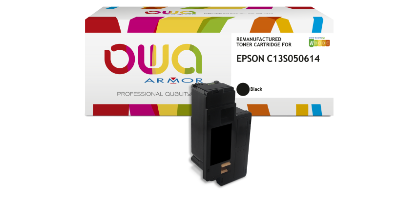 Toner remanufacturé OWA - haute capacité - Noir - pour EPSON C13S050614