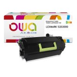 DE_Toner remanufacturé OWA - standard - Noir - pour LEXMARK 52D2000