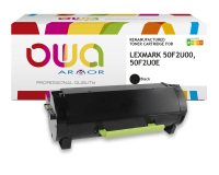 DE_Toner remanufacturé OWA - haute capacité - Noir - pour LEXMARK 50F2U00, 50F2U0E