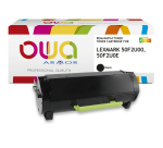 Toner remanufacturé OWA - haute capacité - Noir - pour LEXMARK 50F2U00, 50F2U0E