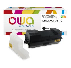 Toner remanufacturé OWA - standard - Noir - pour KYOCERA TK-3130
