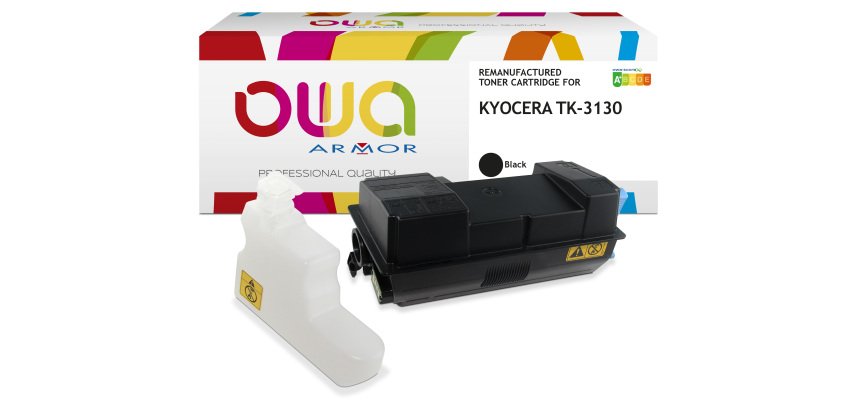 Toner remanufacturé OWA - standard - Noir - pour KYOCERA TK-3130