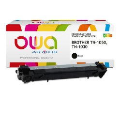 Toner remanufacturé OWA - standard - Noir - pour BROTHER TN-1000, TN-1050, TN-1030