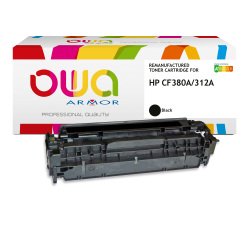 EN_Toner remanufacturé OWA - standard - Noir - pour HP CF380A