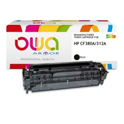 Toner remanufacturé OWA - standard - Noir - pour HP CF380A