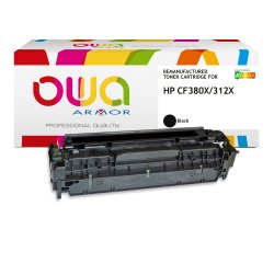 EN_Toner remanufacturé OWA - haute capacité - Noir - pour HP CF380X