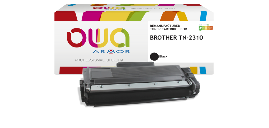 Toner remanufacturé OWA - standard - Noir - pour BROTHER TN-2310