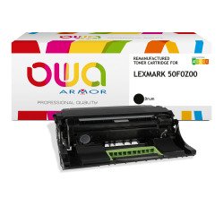 EN_Tambour remanufacturé OWA - standard - Noir - pour LEXMARK 50F0Z00