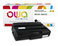 Toner remanufacturé OWA - haute capacité - Noir - pour RICOH 406522