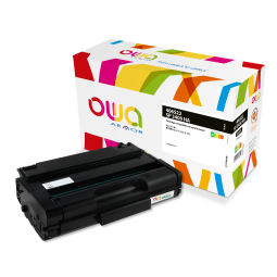 Toner remanufacturé OWA - haute capacité - Noir - pour RICOH 406522