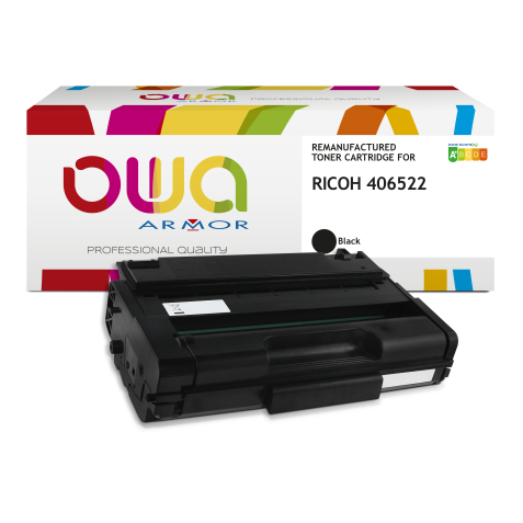 Gereviseerde toner OWA - hoge capaciteit - zwart - voor RICOH 406522