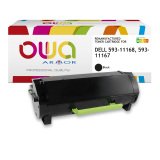 EN_Toner remanufacturé OWA - haute capacité - Noir - pour DELL 593-11168, 593-11167