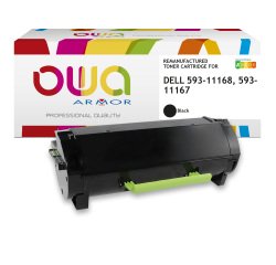 Toner remanufacturé OWA - haute capacité - Noir - pour DELL 593-11168, 593-11167