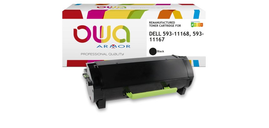 OWA remanufactured toner - high capacity - Black - for DELL 593-11168, 593-11167