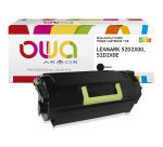 Toner remanufacturé OWA - haute capacité - Noir - pour LEXMARK 52D2X00, 52D2X0E