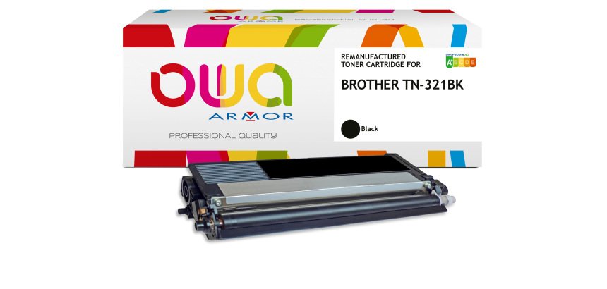Toner remanufacturé OWA - standard - Noir - pour BROTHER TN-321BK