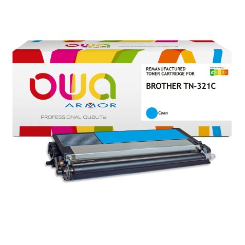 Toner remanufacturé OWA - standard - pour BROTHER TN-321C