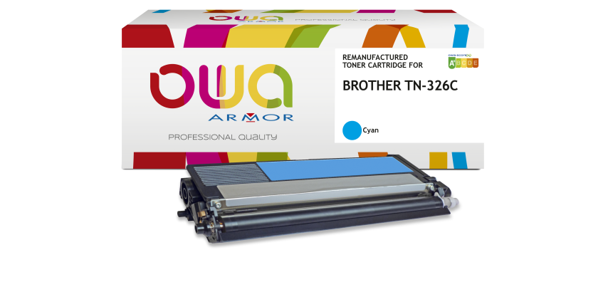 OWA remanufactured toner separate colors compatible with BROTHER TN-326 for laser printer