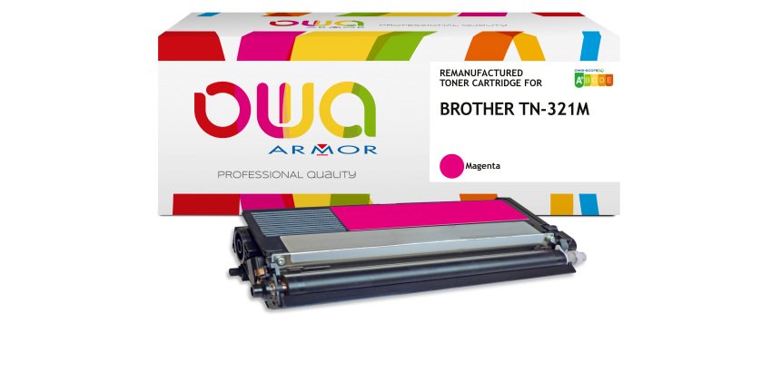 Toner remanufacturé OWA - standard - pour BROTHER TN-321C