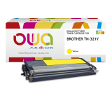 Toner remanufacturé OWA - standard - pour BROTHER TN-321Y