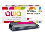 Toner remanufacturé OWA couleurs séparées compatible BROTHER TN-326 pour imprimante laser