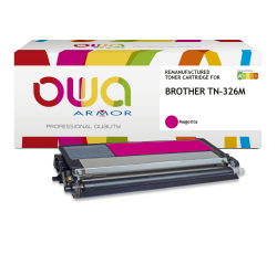 Toner remanufacturé OWA couleurs séparées compatible BROTHER TN-326 pour imprimante laser