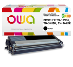 Toner remanufacturé OWA - haute capacité - Noir - pour BROTHER TN-329BK, TN-348BK, TN-369BK