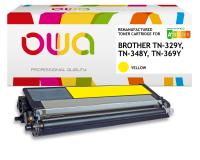 Toner remanufacturé OWA - haute capacité - pour BROTHER TN-348C, TN-369C, TN-329C