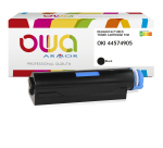 Toner remanufacturé OWA - standard - Noir - pour OKI 44574905