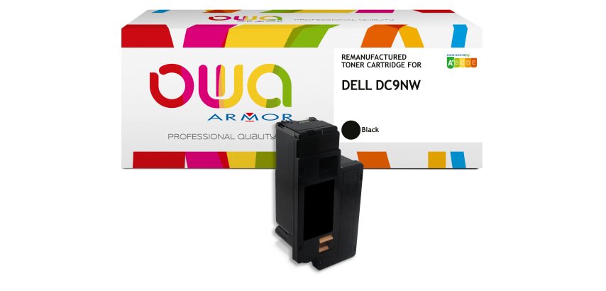 Toner remanufacturé OWA - haute capacité - Noir - pour DELL 593-11140, 593-11016