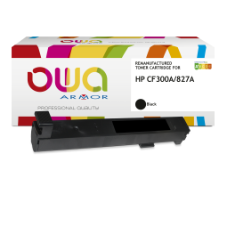 Toner remanufacturé OWA - standard - Noir - pour HP CF300A