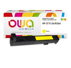 Toner remanufacturé OWA - standard - Jaune - pour HP CF312A