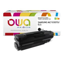 EN_Toner remanufacturé OWA - haute capacité - Noir - pour SAMSUNG MLT-D307U/ELS