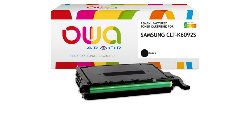 Toner remanufacturé OWA - standard - Noir - pour SAMSUNG CLT-K6092S/ELS