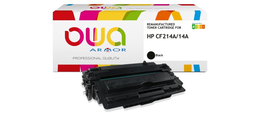Toner remanufacturé OWA - standard - Noir - pour HP CF214A