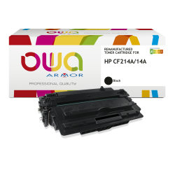Toner remanufacturé OWA - standard - Noir - pour HP CF214A
