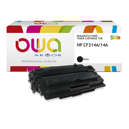 Toner remanufacturé OWA - standard - Noir - pour HP CF214A