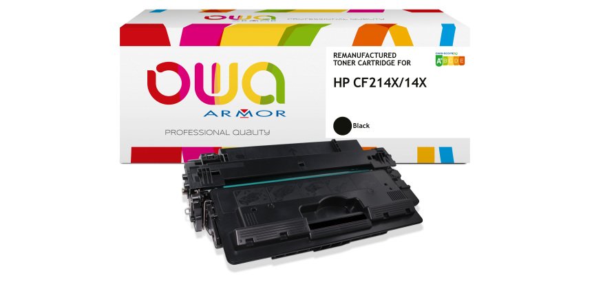 Toner remanufacturé OWA - haute capacité - Noir - pour HP CF214X