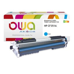 Toner remanufacturé OWA - standard - pour HP CF351A