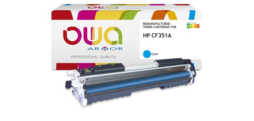 Toner remanufacturé OWA - standard - pour HP CF351A
