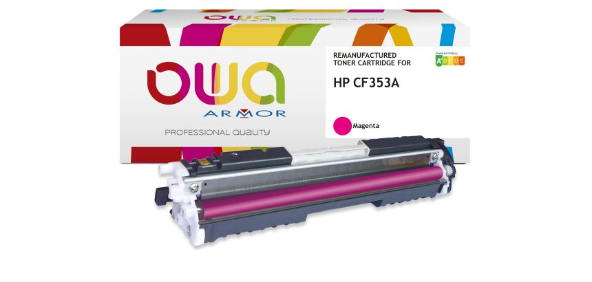 Toner remanufacturé OWA - standard - pour HP CF351A