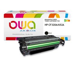 Toner remanufacturé OWA - standard - Noir - pour HP CF320A