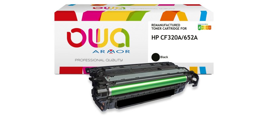 Toner remanufacturé OWA - standard - Noir - pour HP CF320A